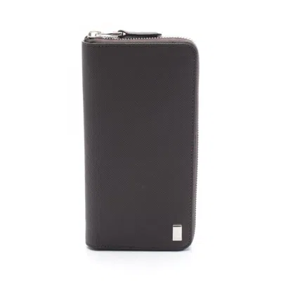 Pre-owned Dunhill Brown Leather Long Wallet (bi-fold) ()
