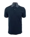Dunhill Buckle Short-sleeved Polo Shirt In Black