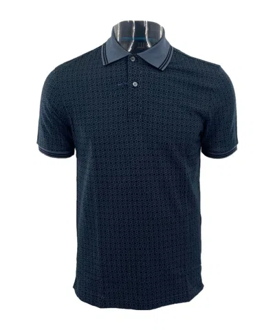 Dunhill Buckle Short-sleeved Polo Shirt In Black