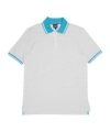 Dunhill Buckle Short-sleeved Polo Shirt In White