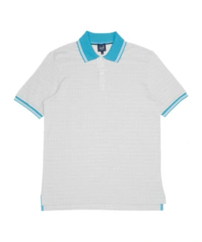 Dunhill Buckle Short-sleeved Polo Shirt In White