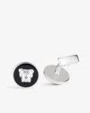 DUNHILL BULLDOG ONYX BLACK CUFFLINKS