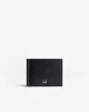 Dunhill Cadogan 6cc Money Clip Billfold In Black