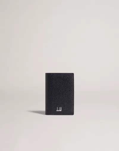 Dunhill Cadogan Leather Business Card Case In Black