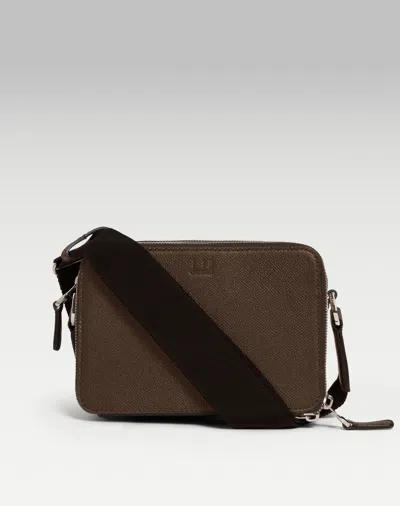Dunhill Cadogan Crossbody Pochette In Brown