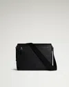 Dunhill Cadogan Large Flap Messenger In Black