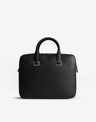 Dunhill Cadogan Slim Double Document Case In Black