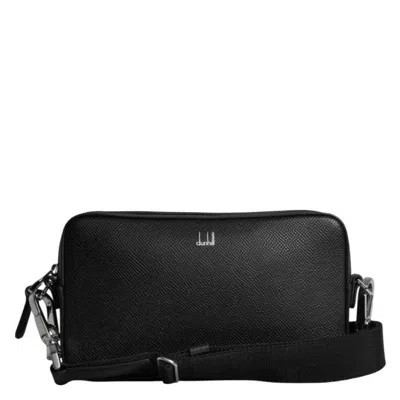 Dunhill Cadogan West End Leather Messenger Bag In Black