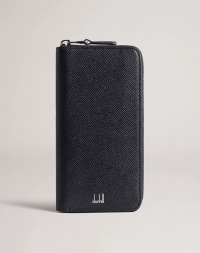 Dunhill Cadogan Zip Coat Wallet In Black