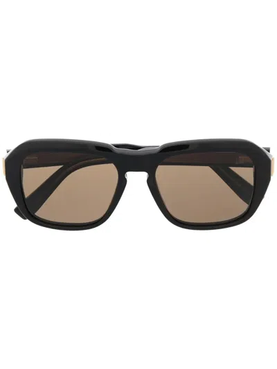 Dunhill Caine Square Frame Sunglasses In Schwarz