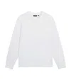 Dunhill Cashmere-cotton Logo Sweatshirt In Multi