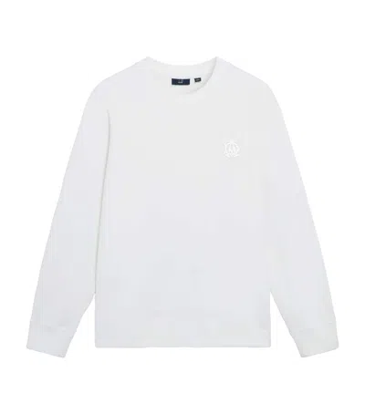 Dunhill Cashmere-cotton Logo Sweatshirt In Multi