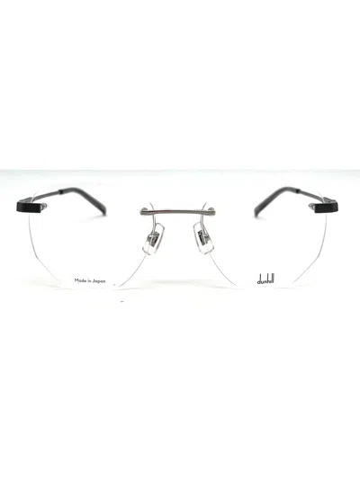 Dunhill Chic Metal Cat-eye Sunglasses With 145mm Temples In Silver