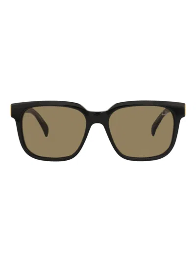 Dunhill Classic Acetate Square Sunglasses In Black
