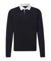 Dunhill Collared Long-sleeved Sweatshirt In Multi