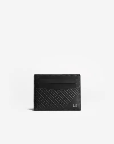 Dunhill Contour Card Case In Black