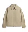 Dunhill Cotton-blend Blouson Jacket In Brown