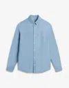 DUNHILL COTTON CHAMBRAY BUTTONDOWN SHIRT
