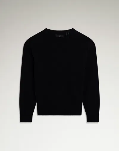 Dunhill Cotton Crew Neck Jumper In Blue