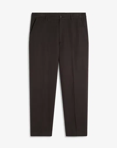 Dunhill Cotton Linen Chino In Brown