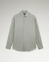 DUNHILL COTTON OXFORD POINT COLLAR SHIRT