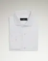 DUNHILL COTTON POPLIN SPREAD COLLAR SHIRT