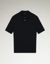 Dunhill Cotton Silk Cable Knit Short Sleeve Polo
