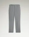Dunhill Cotton Silk Flat Front Trousers