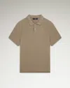 Dunhill Cotton Silk Pique Short Sleeve Polo In Green