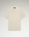 DUNHILL COTTON SILK PIQUE SHORT SLEEVE POLO