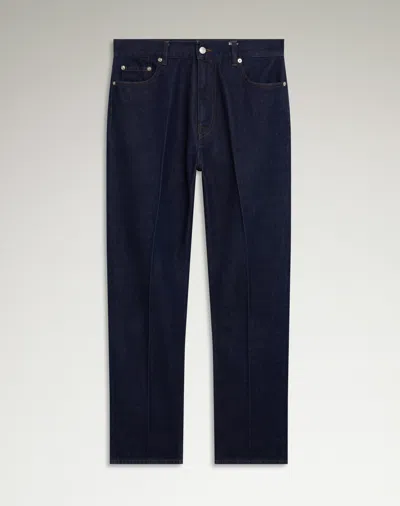 Dunhill Man Slim-fit Faded Denim Jeans In Mid Denim