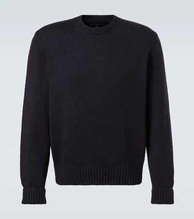 Dunhill Cotton Sweater In Black