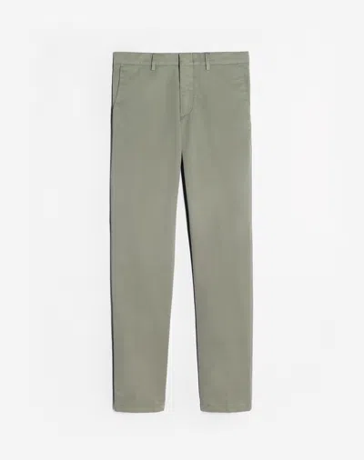 Dunhill Cotton Twill Chino In Grey