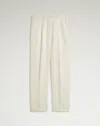 Dunhill Cotton Wool Mohair Drill Single Pleat Tapered Chinos