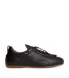 Dunhill Deerskin Davies Sneakers In Black