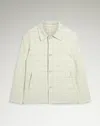 Dunhill Double Face Wool Driving Jacket In Grey