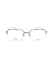 Dunhill Du0025o Eyewear In Silver Silver Transpa