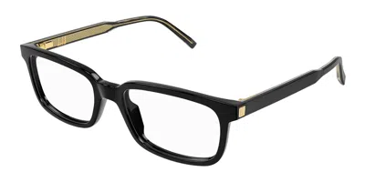 Dunhill Du0060o 001 Men's Glasses Black Size 56 - Free Lenses - Blue Light Block Available