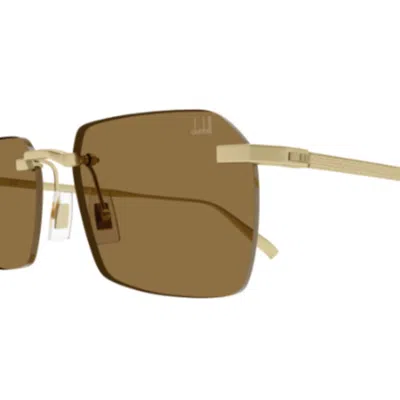 Dunhill Du0061s-003gold-gold-brown