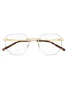 Dunhill Du0066o Eyewear In Gold Gold Transparent