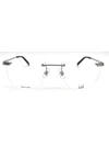 Dunhill Du0066o Eyewear In Silver Silver Transpa