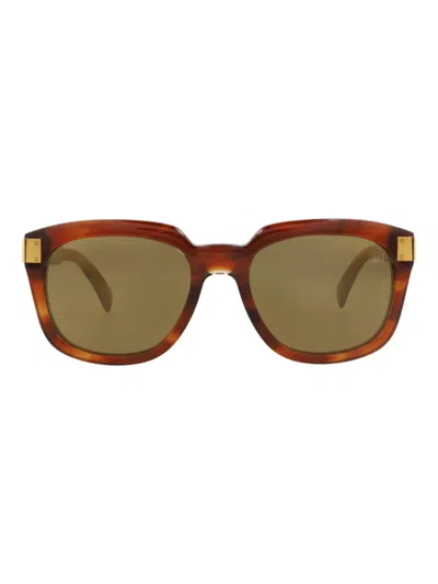 Dunhill Du0078s Sunglasses In 20953 - Havana Havana Bronze