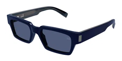 Dunhill Du0079s 004 Men's Sunglasses Blue Size 53
