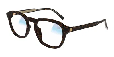 Dunhill Du0082sa Asian Fit Men's Glasses, Tortoiseshell, Size 53 In Brown