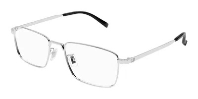 Dunhill Du0086oa Asian Fit Men's Glasses, Silver, Size 56