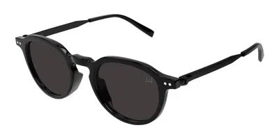 Dunhill Du0091s Asian Fit 001 Men's Sunglasses Black Size 48
