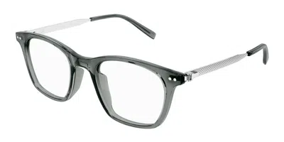 Dunhill Du0092oa Asian Fit Men's Glasses, Clear, Size 50 In Gray