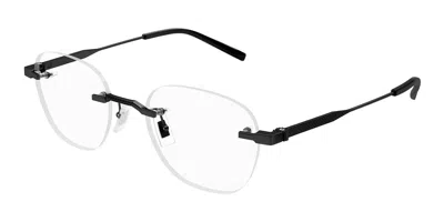 Dunhill Du0094oa Asian Fit Men's Glasses, Black, Size 51