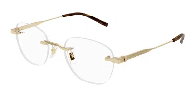 Dunhill Du0094oa Asian Fit Men's Glasses, Gold, Size 51