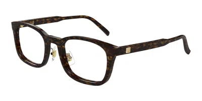 Dunhill Du0095oa Asian Fit Men's Glasses, Tortoiseshell, Size 51 In Brown